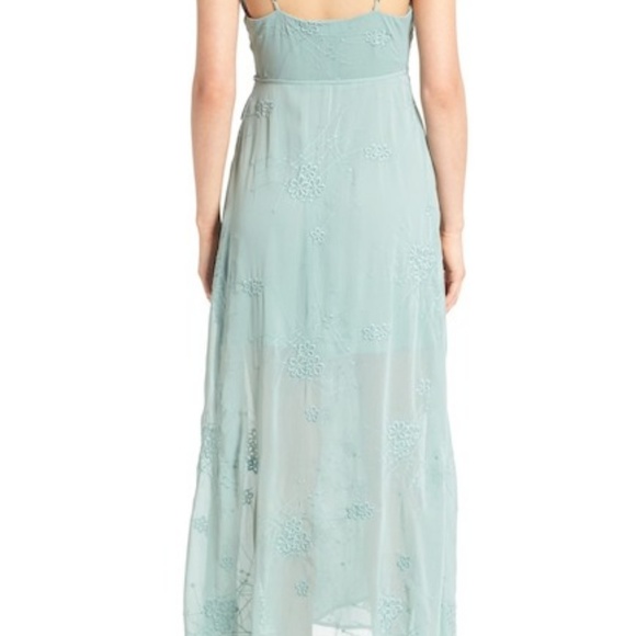 *BOGO 50%*BN Astr seafoam embroidered maxi dress - Picture 2 of 8